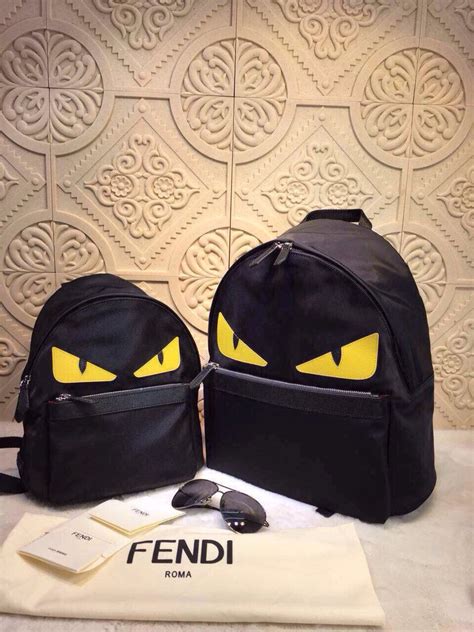 mochila fendi monster|FENDI 2015 Monster Backpack .